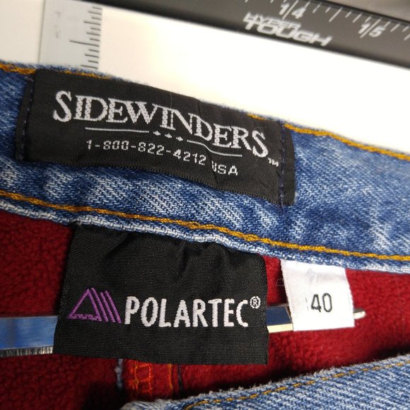 Sidewinders Polartec Relaxed 40 Fleece Lined B925 - Picture 7 of 8
